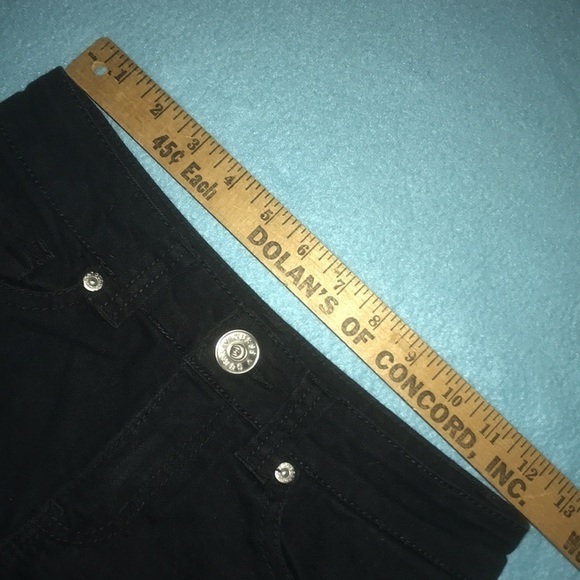GUESS jeans  black skinny stretchy vintage Y2K sequins design NEW size 12 - Picture 6 of 8